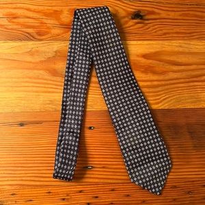 Christian Dior vintage blue silk tie